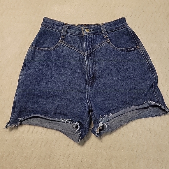 Vintage Rocky Mountain Cut Off Denim Jean Short 4” Inseam Women’s 24” Waist - Picture 1 of 7